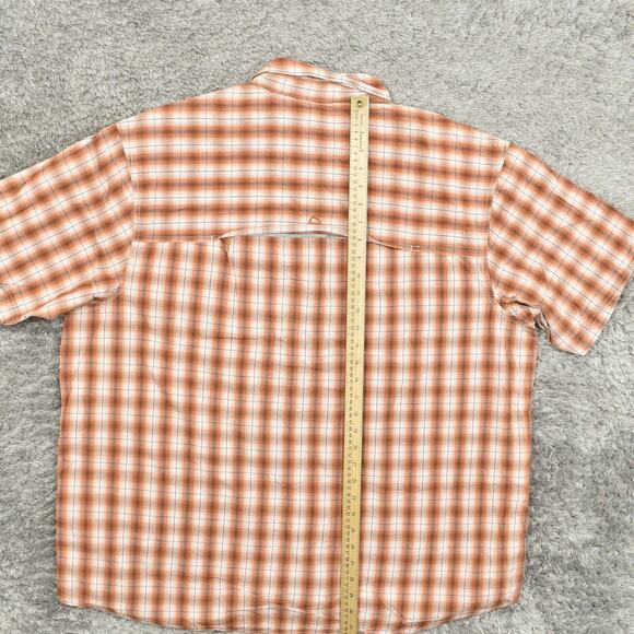 Wolverine Men's 2XL Button Shirt Short Sleeve Plaid Multicolor Breathable Work P - Picture 3 of 8